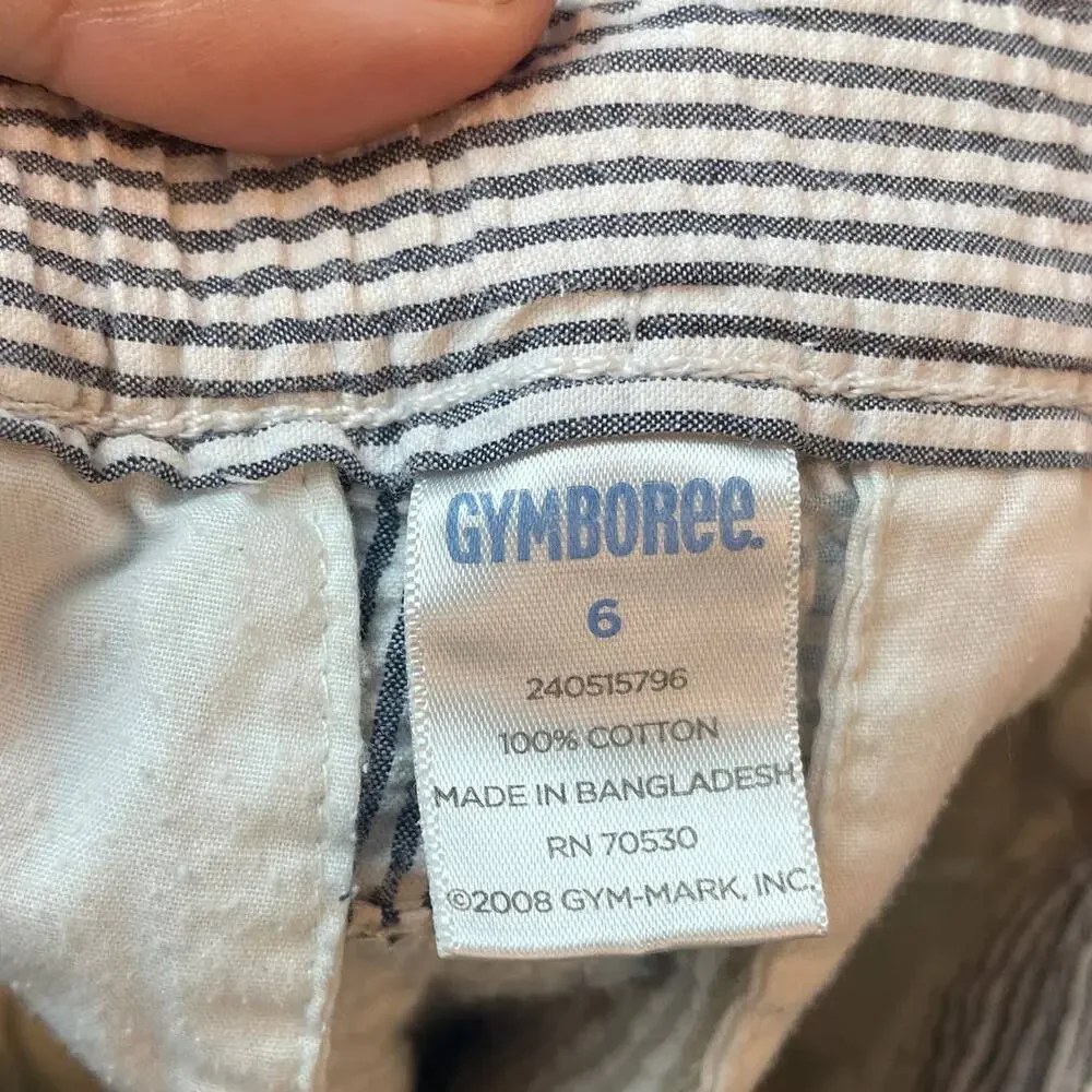 BOYS Gymboree Patchwork Shorts Size 6